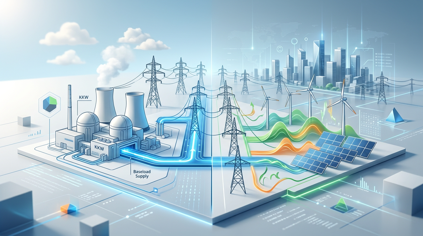 Atomkraft Grundlastfähigkeit: Netz-Vergleich 2026